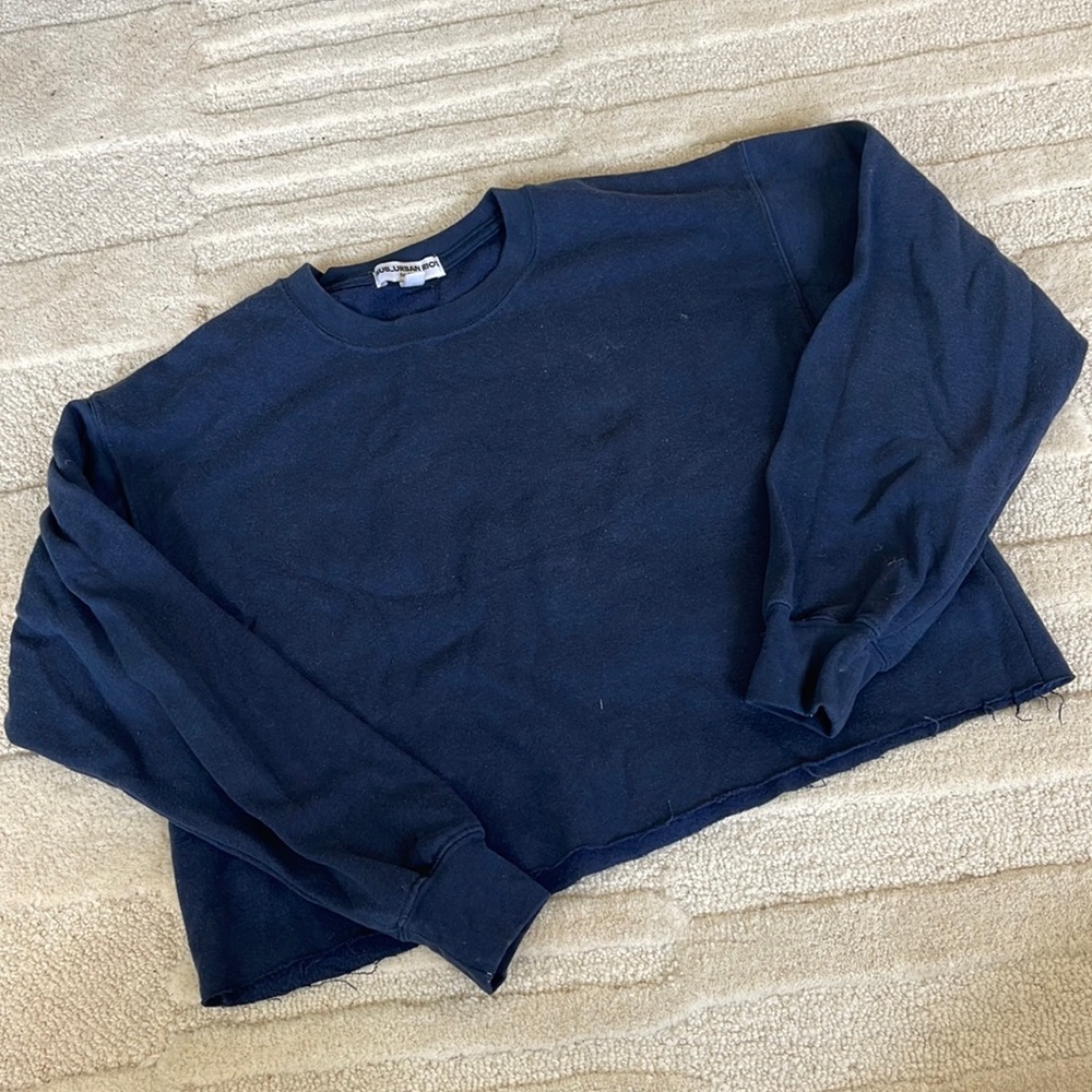 Sz Small Suburban Riot Cutoff Sweatshirt